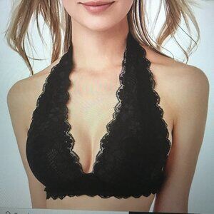 NWT - Marilyn Monroe Floral Lace Halter Bras